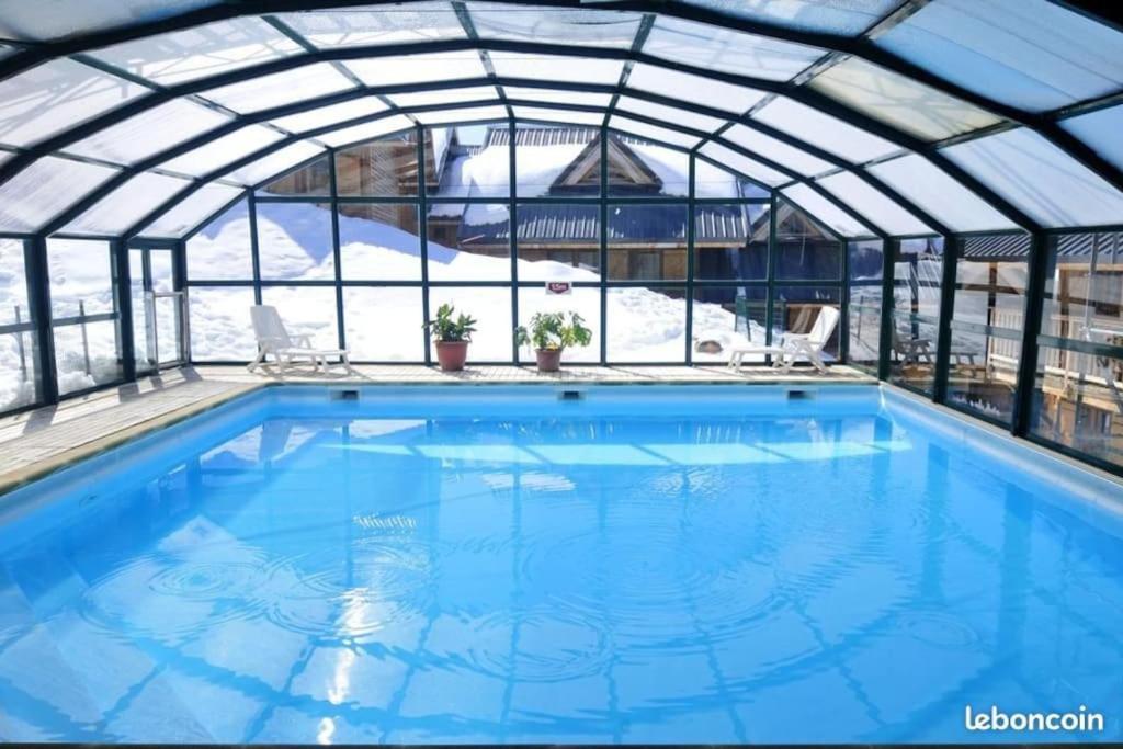 Saint Francois Longchamps Loc A La Montagne Avec Piscine Ete Hiver Vg23 Ngoại thất bức ảnh